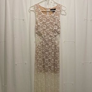ANGL Floor Length Lace Dress